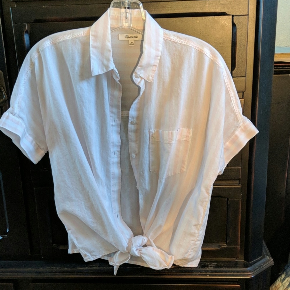Madewell button top